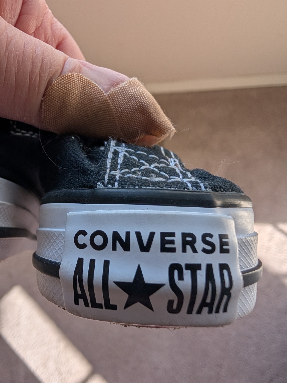 Converse Kids Black All Star Low Top Sneakers, Size 12.5
